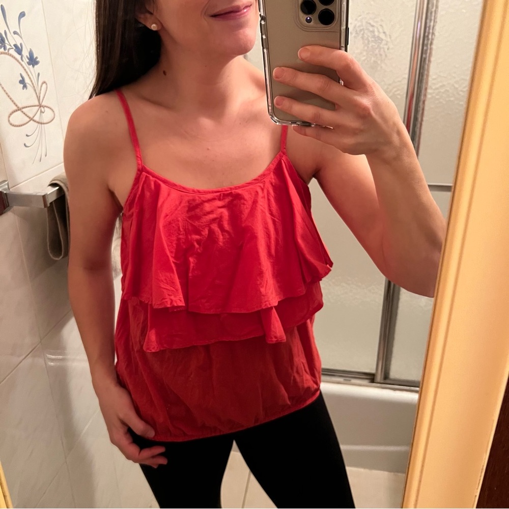 Royama Itchome Ruffle Layered Tank